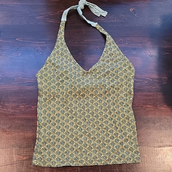 Athleta Patterned Halter Tank Top - Picture 1 of 4